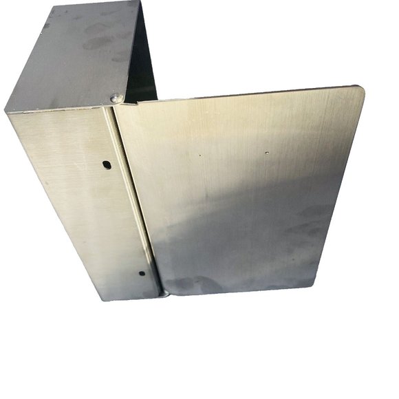 Stainless Steel Box With Mounting Holes Brand New - Picture 11 of 15